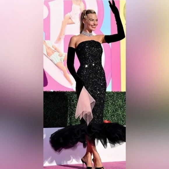 💎 BARBIE THE MOVIE DOLL COLLECTION LOT OF 3 ICONIC DRESS MARGOT ROBBIE 👛💅🏻🎀 - Picture 7 of 11